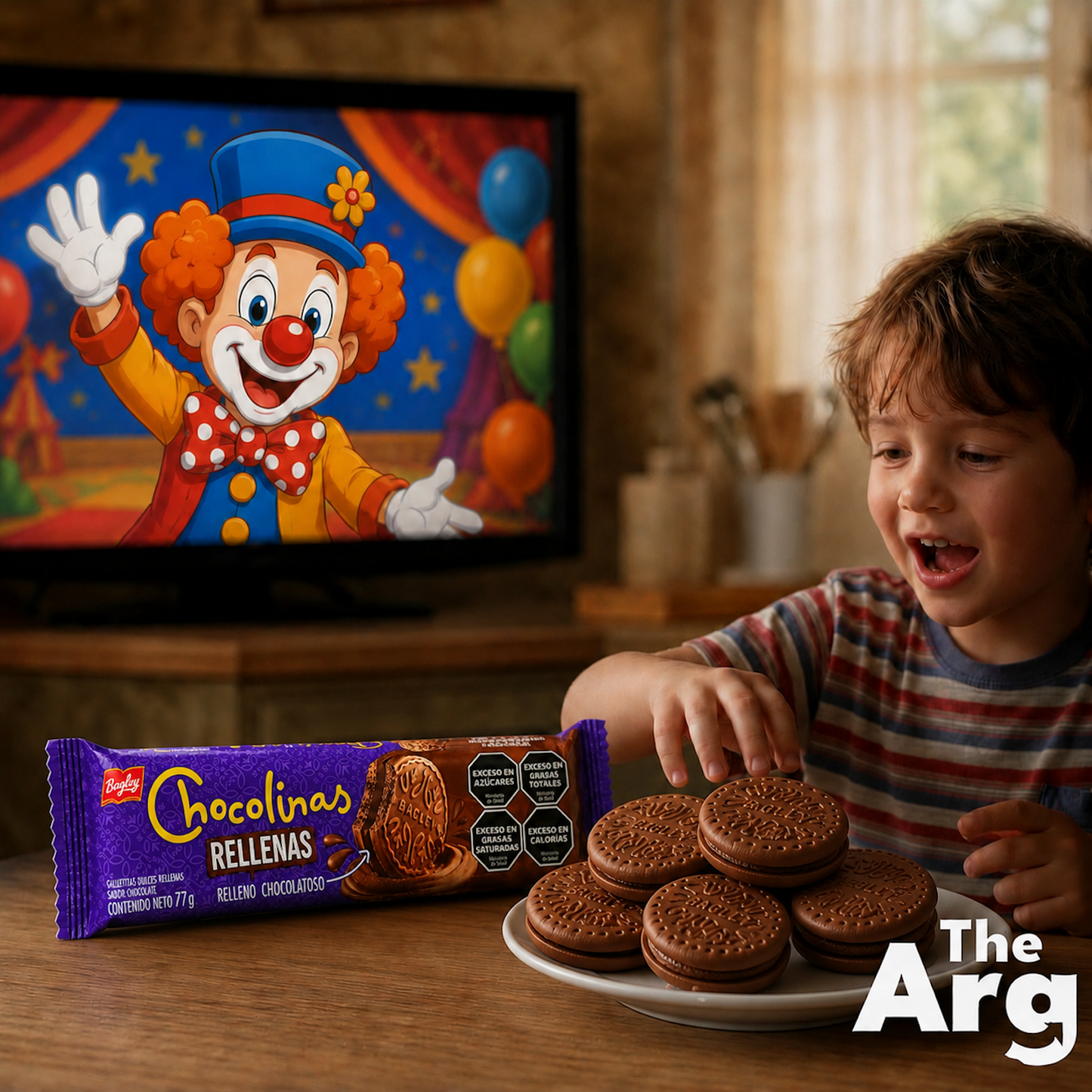 Chocolinas Filled Cookies 77g | Argentine Chocolate Sandwich Cookies