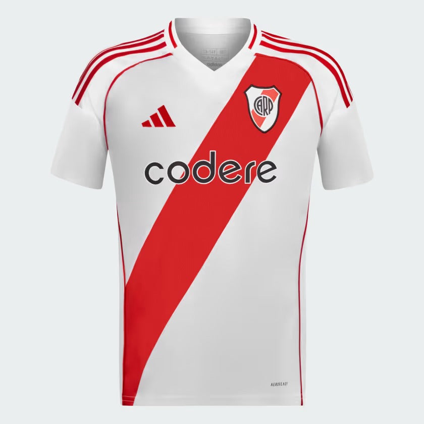 River Plate 24/25 Home Jersey - Adidas Fan Version for Kids