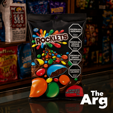 Rocklets Chocolate Covered Peanuts with Colorful Candy Sprinkles 150g