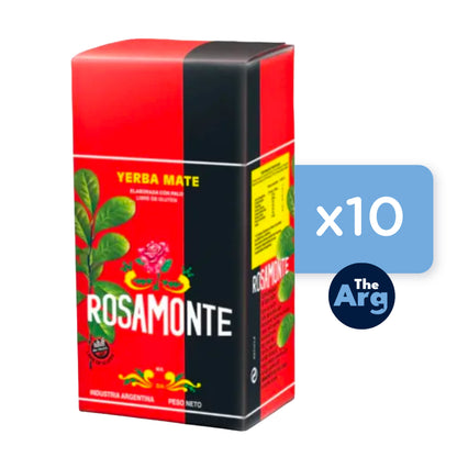 Rosamonte Traditional Yerba Mate 1 kg (Pack of 10)