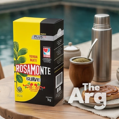 Rosamonte Yerba Mate Suave 1 kg Argentine Mild Mate Tea