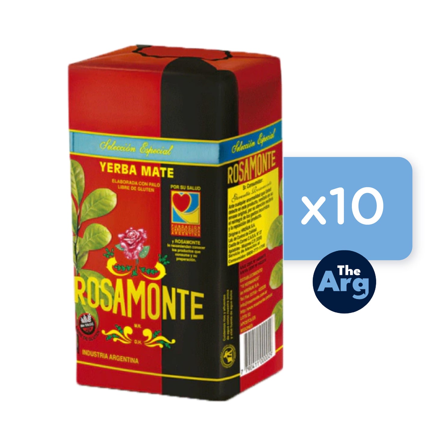 Rosamonte Special Selection Yerba Mate 1 kg (Pack of 10)