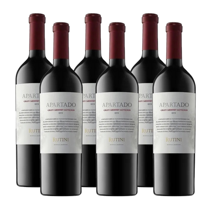 Rutini Apartado Gran Cabernet Sauvignon 750ml (6 Bottles)
