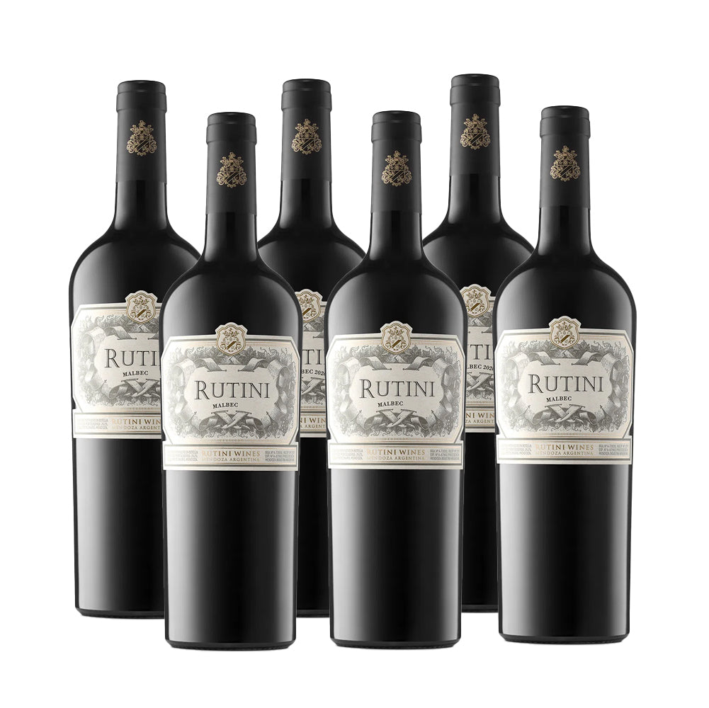 Rutini Malbec 750ml (box of 6 Bottles).