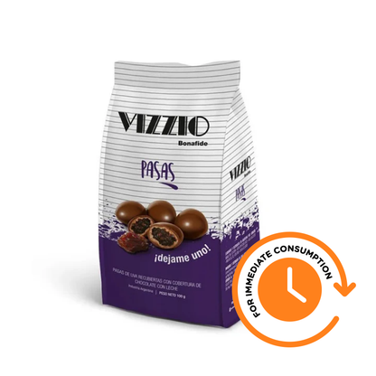 SALE Vizzio by Bonafide Raisins with Milk Chocolate Coating 100 g / 3.52 oz