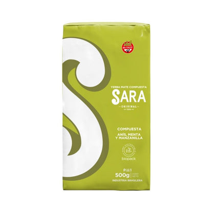 Sara Yerba Mate Traditional Blend – Anise, Mint & Chamomile | 500g