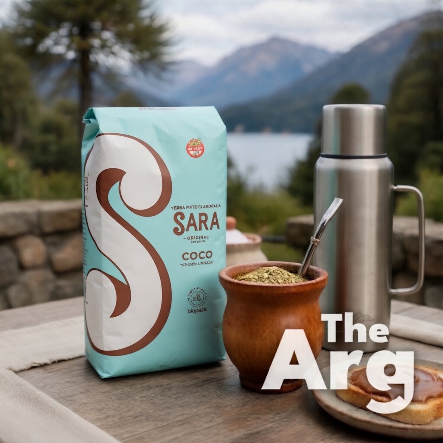 Sara Coconut Yerba Mate – Uruguayan Style Flavored Mate - 500g