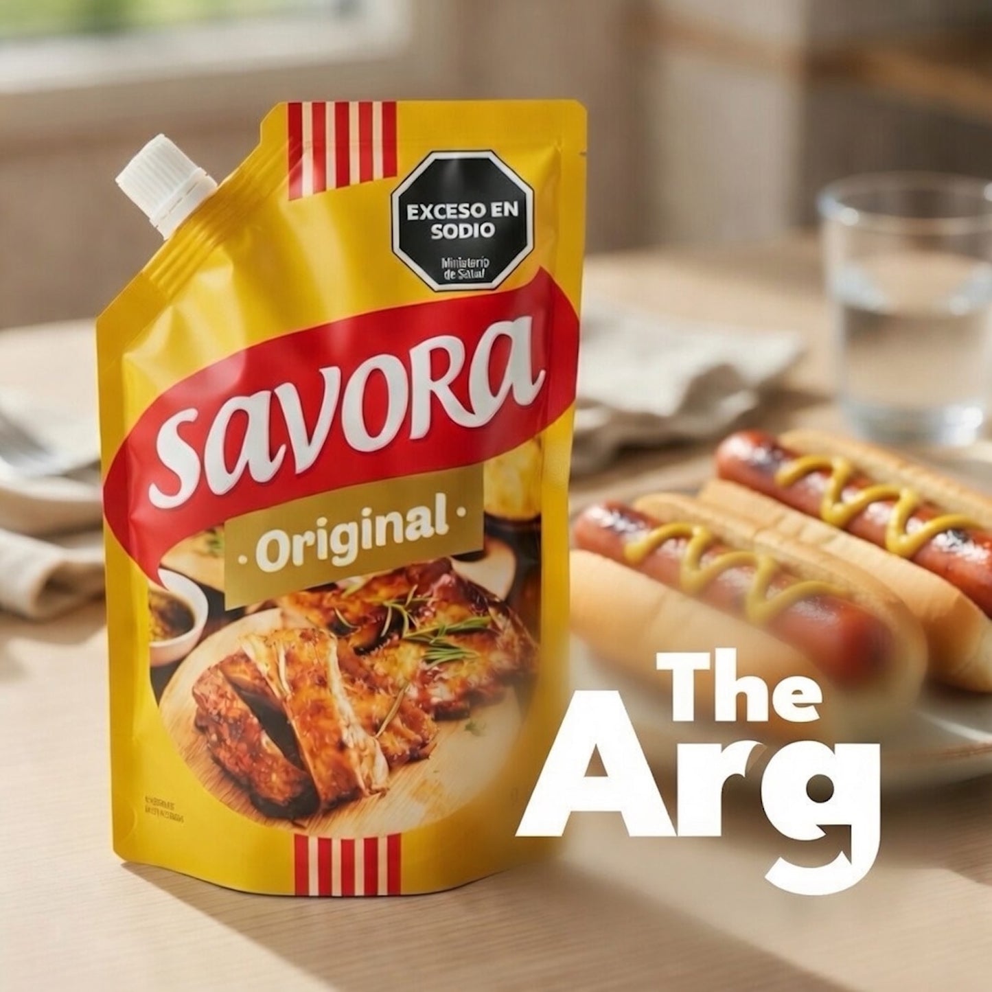 Savora Classic Yellow Mustard 250g | Argentine Mustard Sauce