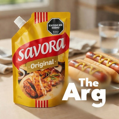 Savora Classic Yellow Mustard 250g | Argentine Mustard Sauce