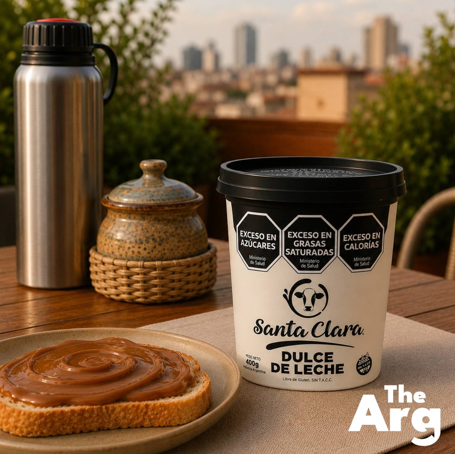 Santa Clara Dulce de Leche 400g | Authentic Argentine Milk Caramel Spread