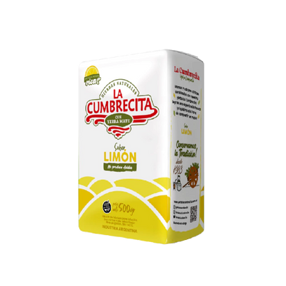 Yerba Mate Lemon Flavor La Cumbrecita 500g/1.1lb