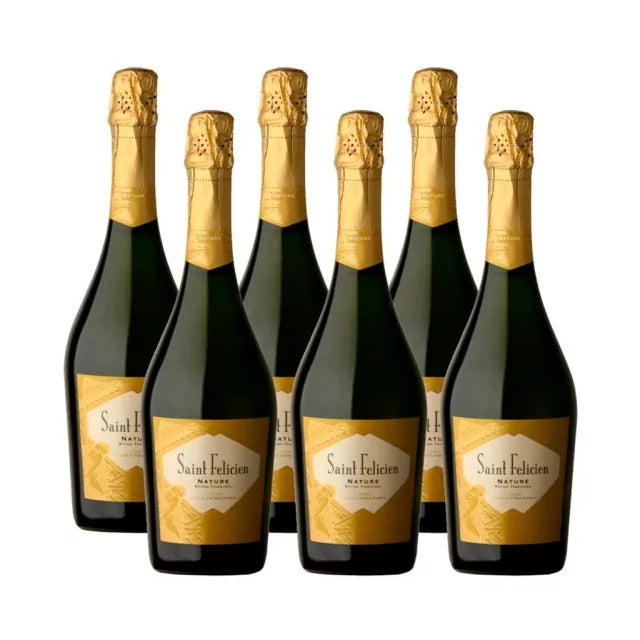 Saint Felicien Nature Sparkling Wine 750ml (6 Bottles)