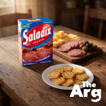 Saladix Calabresan Salami Snacks Baked Not Fried 100 g / 3.5 oz