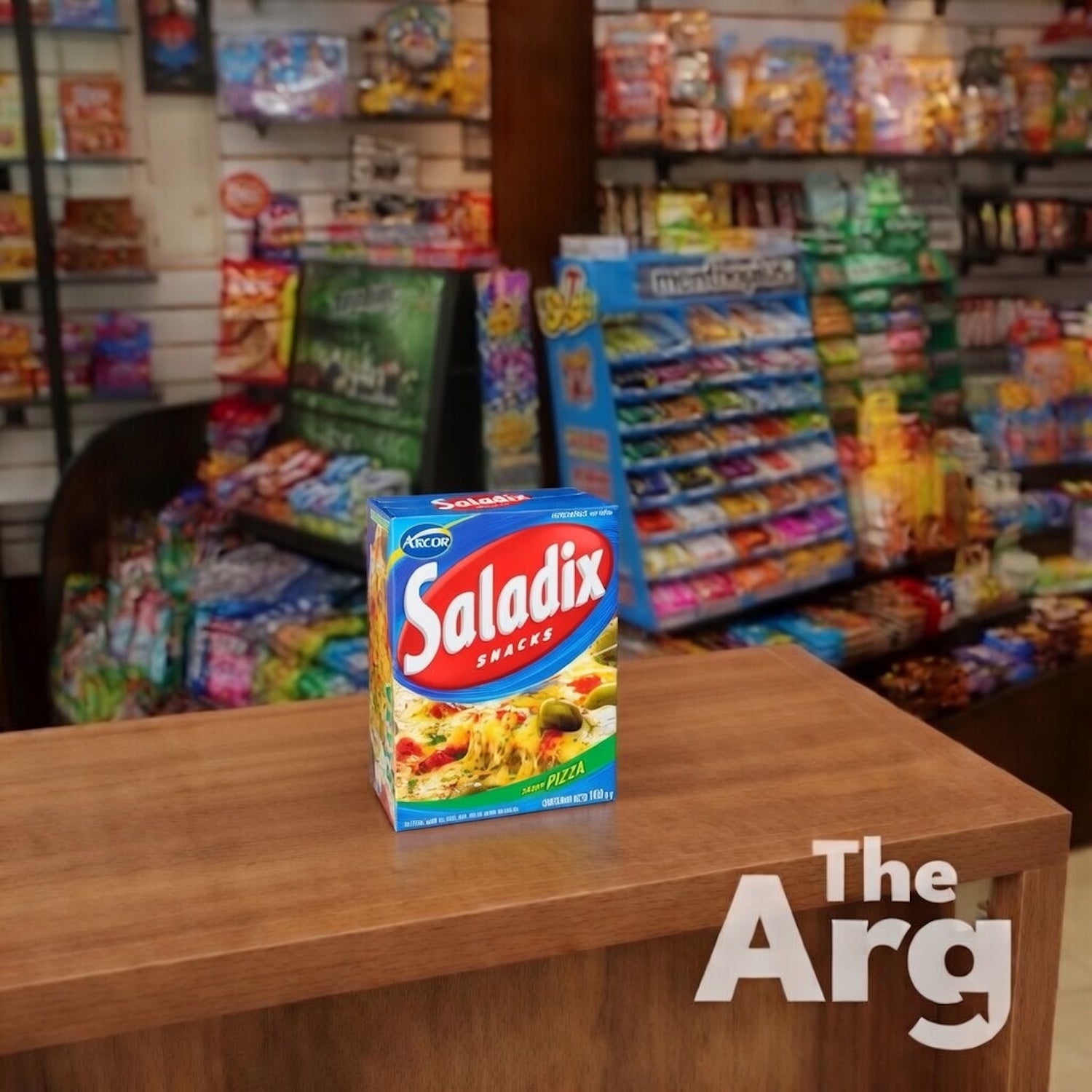 Saladix Pizza Cheese Baked Snacks | Argentine Crackers 100g | The