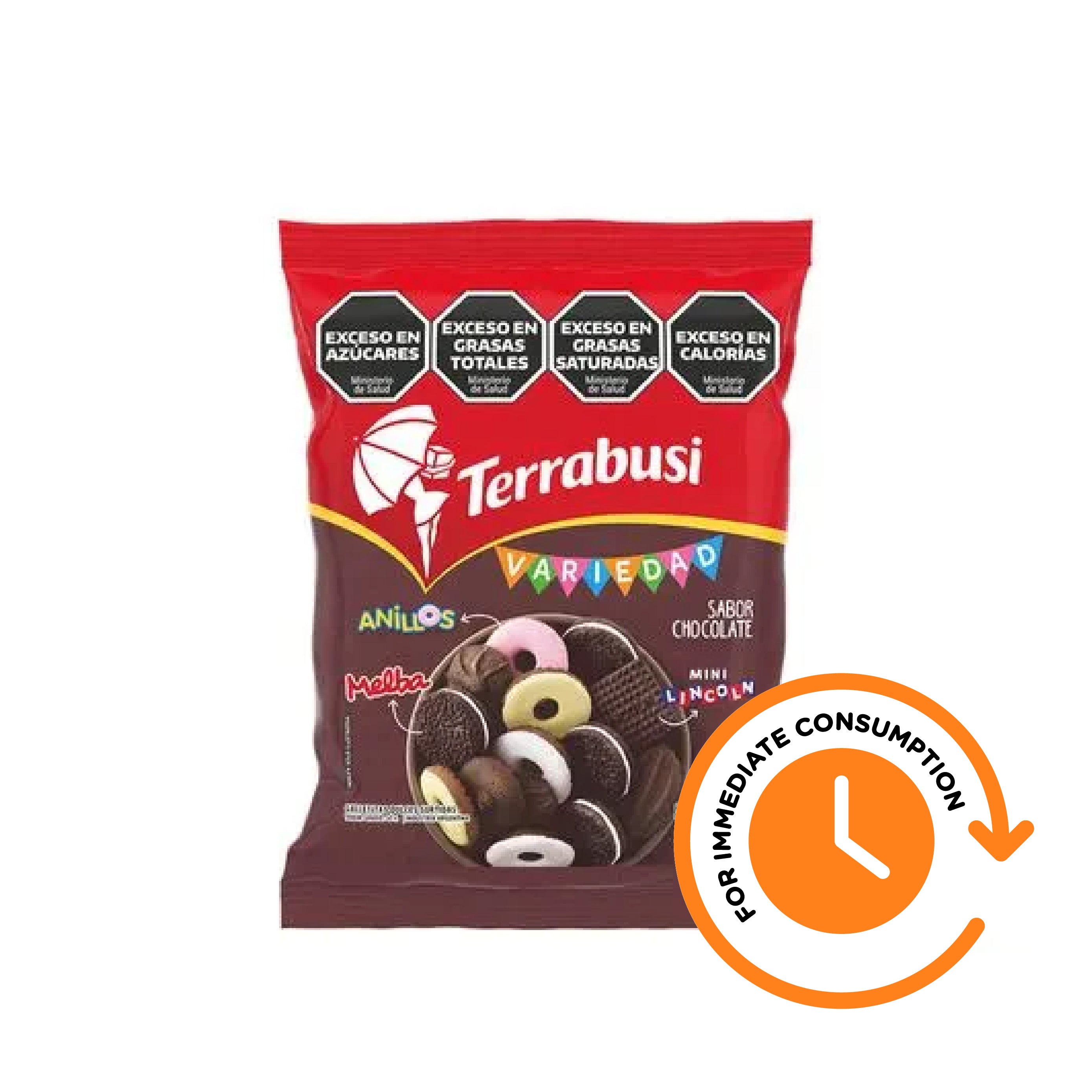 SALE Terrabusi Variedad Asorted Chocolate Cookies 300g/0.66lb