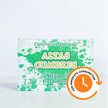 SALE Altas Cumbres - Artisanal Alfajores Filled with Fig & Pear – 12u. 800g / 1.76lb