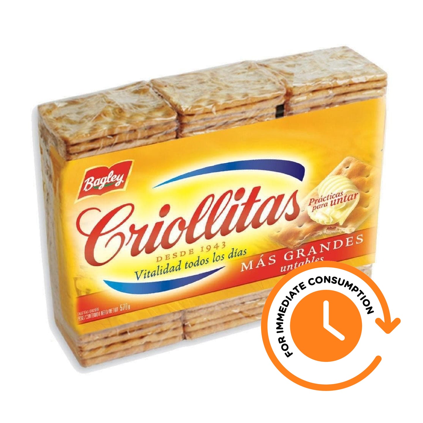 SALE Criollitas Water Biscuits Classic Galletitas 300 g / 10.6 oz