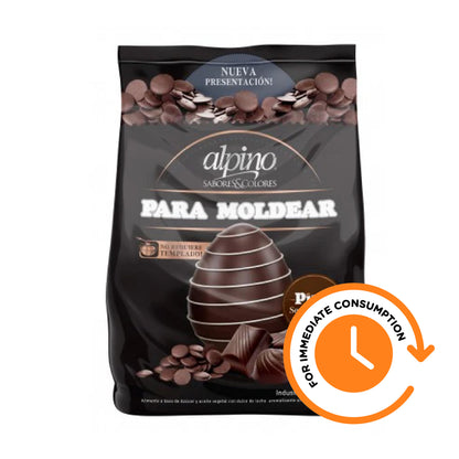 SALE Alpino - Semi-Sweet Coating Chocolate For Molding 1kg/2.20lb