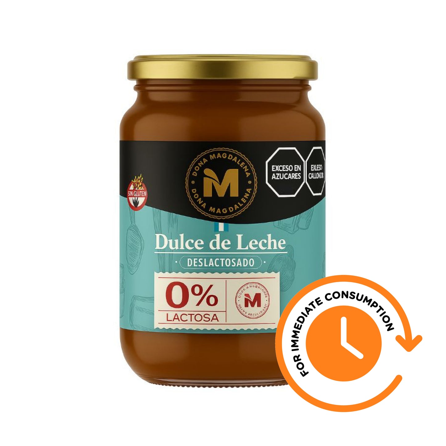 SALE Dulce de Leche "Doña Magdalena" Lactose Free 450g/0.99lb