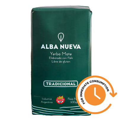 SALE Yerba Mate Alba Nueva Tradicional 500 g / 1.1 lb – Authentic Argentine Yerba with Balanced Grind