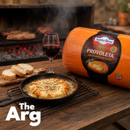 Santa Rosa Provoleta Grill Cheese | Whole 4 kg Bar (8.8 lb) | Argentine Provolone for Asado