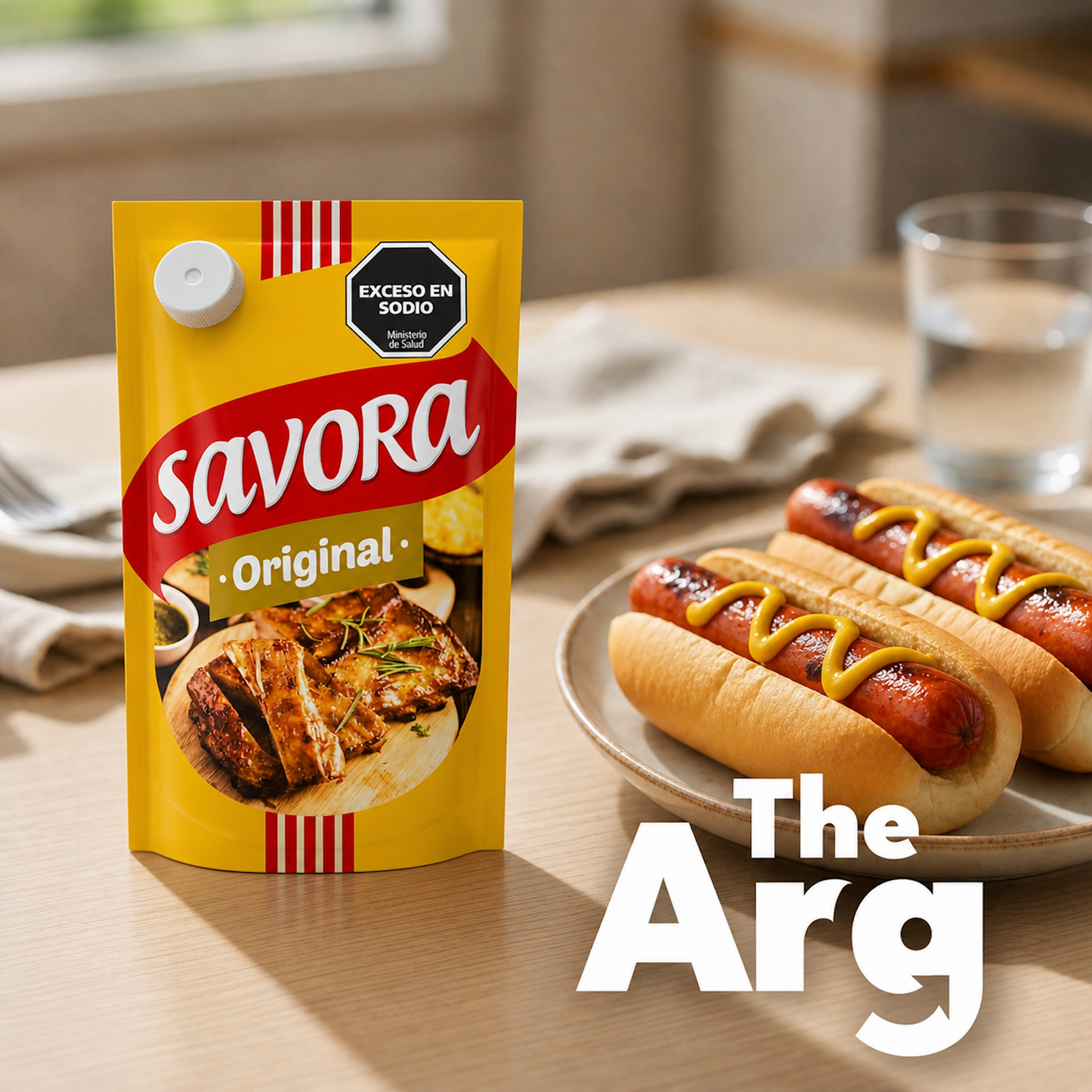 Savora Classic Yellow Mustard 250g | Argentine Mustard Sauce