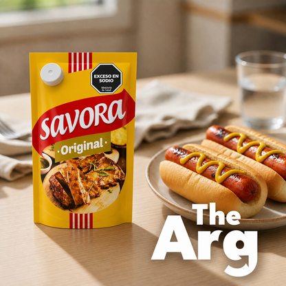 Savora Classic Yellow Mustard 250g | Argentine Mustard Sauce