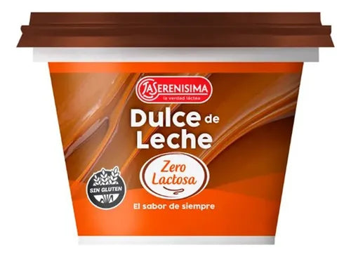 La Serenisima Dulce de Leche "Zero Lactose" Gluten Free 250g / 8,82 oz