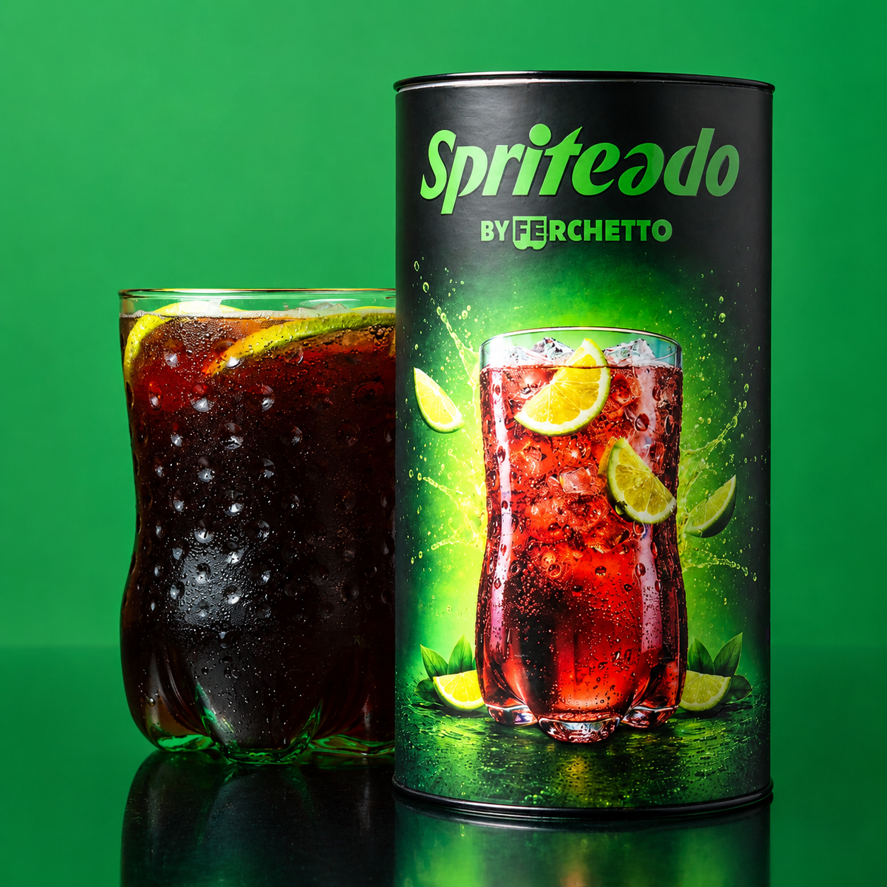 Ferchetto Spriteado Glass 800ml with Gift Tube