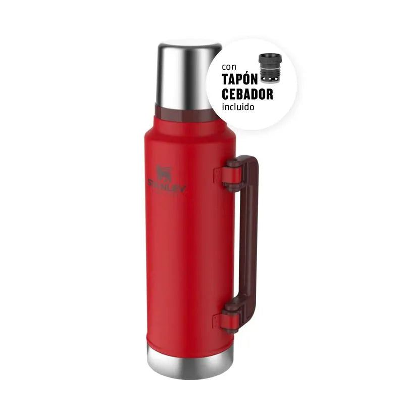 Stanley Classic Thermos With Tapon Cebador 1.4L Lava Red | The Stanley Classic Thermos With Tapon Cebador 1.4L Lava Red | The