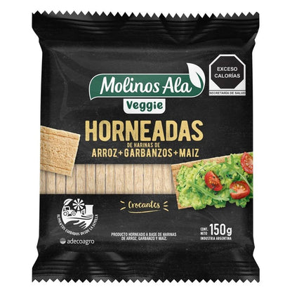 Molinos Ala – Vegan Rice, Corn, and Chickpea Toasts 150g / 0.33lb