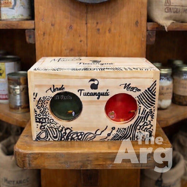 Tucanguá Black & Green Tea Mix – 26 Tea Bags in Wooden Gift Box | Argentine Tea