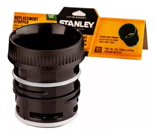 Official Stanley The Classic Mate Black Stopper Replacement for Stanley Thermos