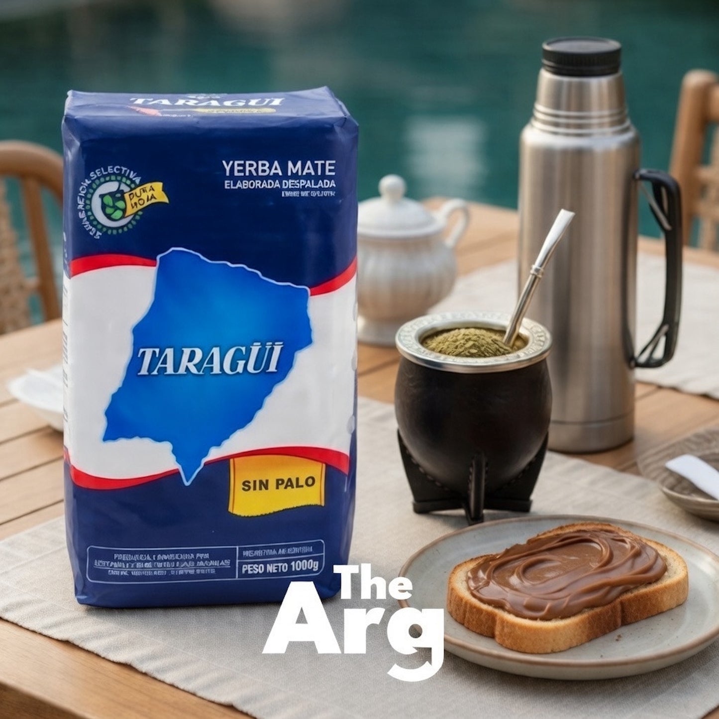 Taragüi Yerba Mate Sin Palo 1kg (2.2 lb) | Premium Argentine Loose Leaf Mate Tea (Without Stems)