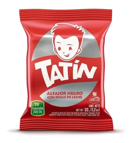 Alfajor Tatín Chocolate with Dulce de Leche 33 g / 1.1 oz