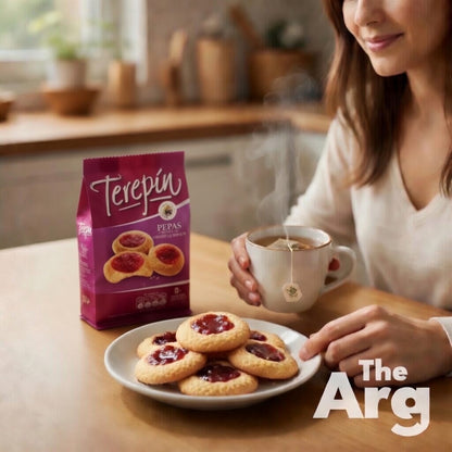 Terepín Pepas Wild Berry Cookies | 260g | Traditional Argentine Filled Cookies