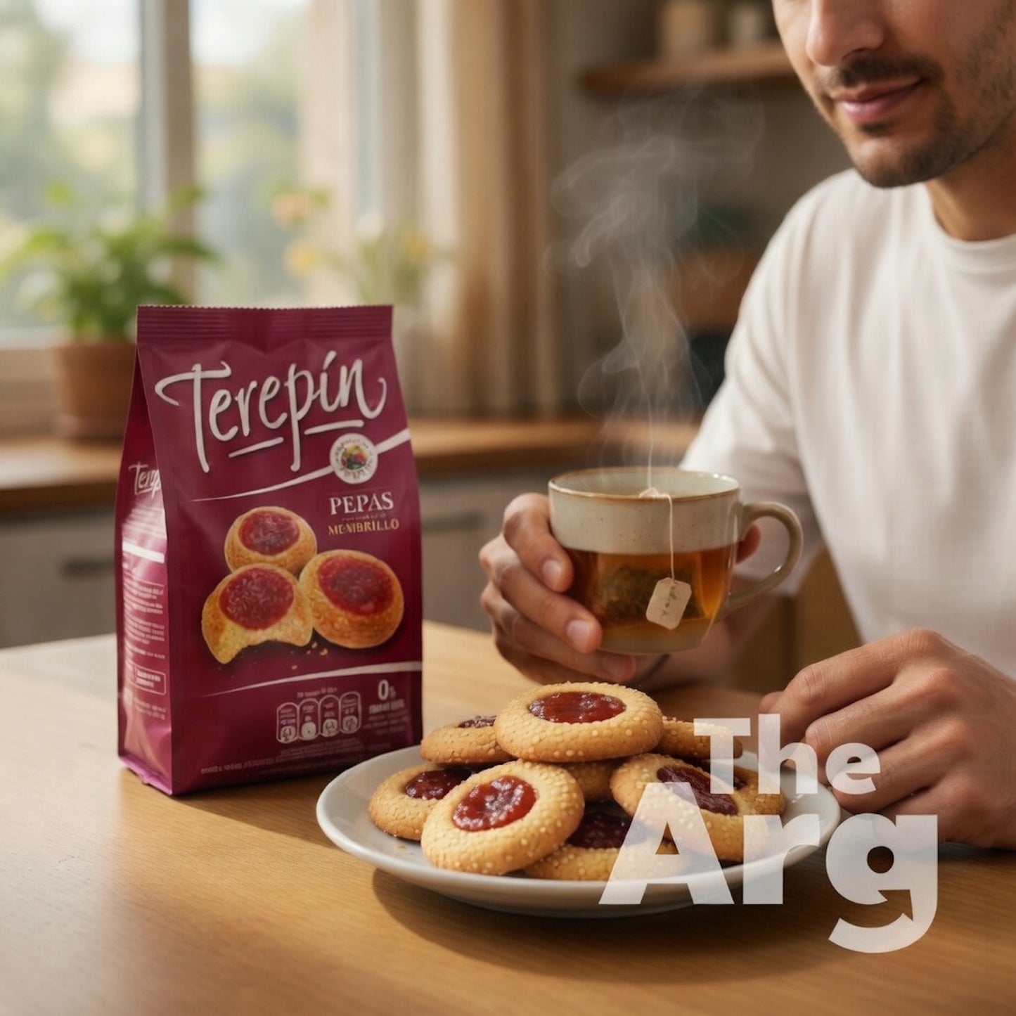 Argentine Pepas Quince Cookies 200g (7.05 oz) – Traditional Jam-Filled Shortbread Cookies | Terepín
