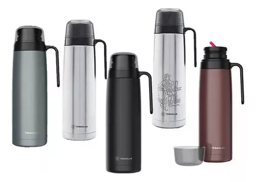 Termolar R-evolution 1L Stainless Steel Thermo Bottle - Steel