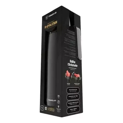 Termolar R-evolution 1L Stainless Steel Thermo Bottle - Black