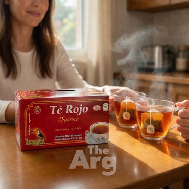 Tucanguá Red Tea with Rosella (Hibiscus) – 25 Tea Bags | Argentine Herbal Tea