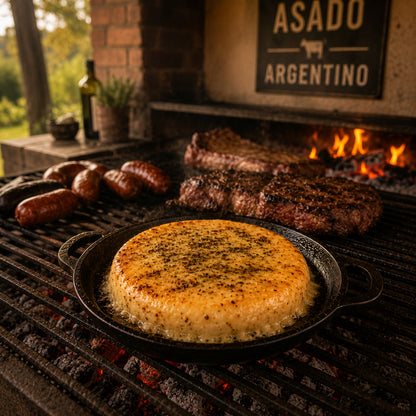 Santa Rosa Provoleta Grill Cheese | Whole 4 kg Bar (8.8 lb) | Argentine Provolone for Asado