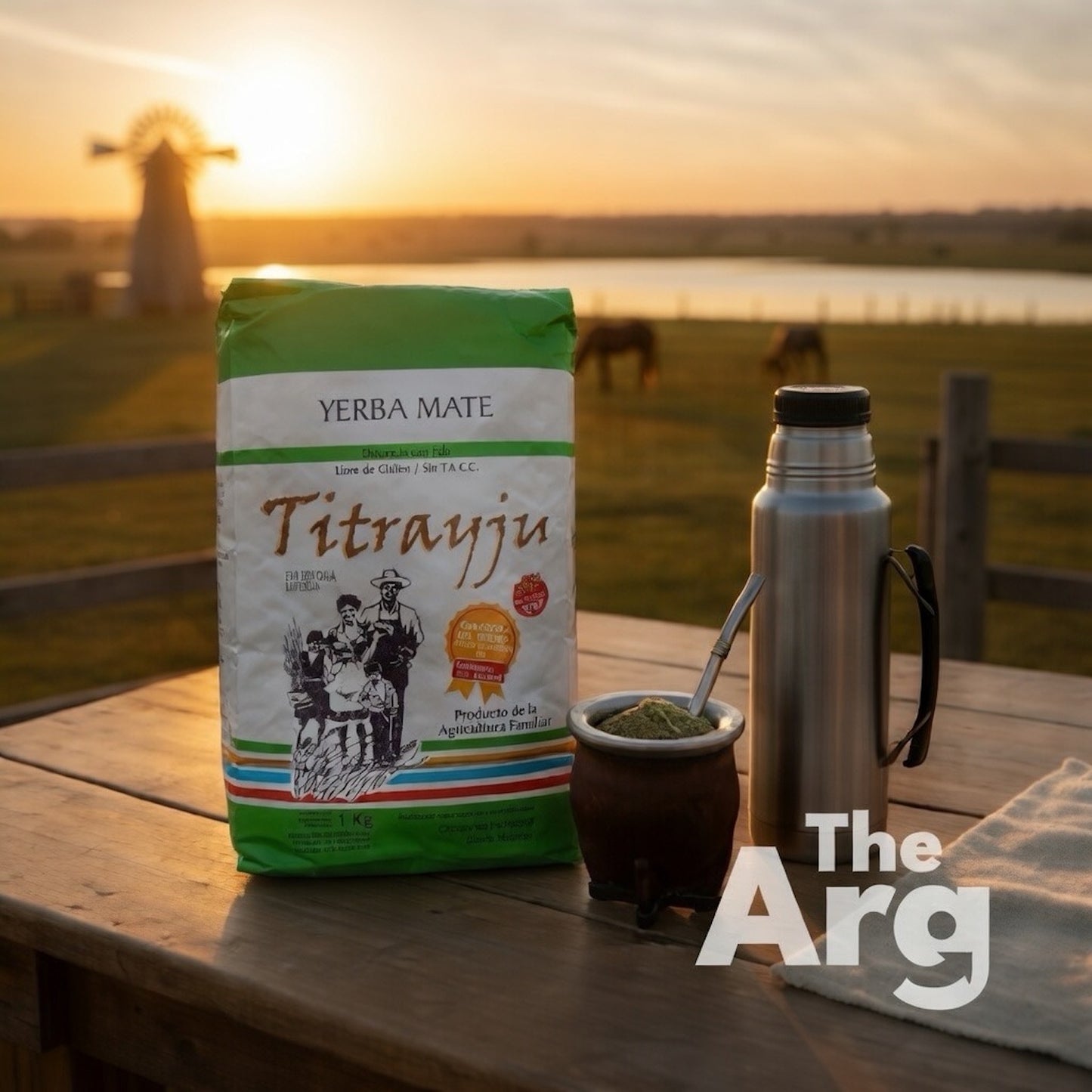 Titrayju Yerba Mate With Stems 1kg / 2.2 lb