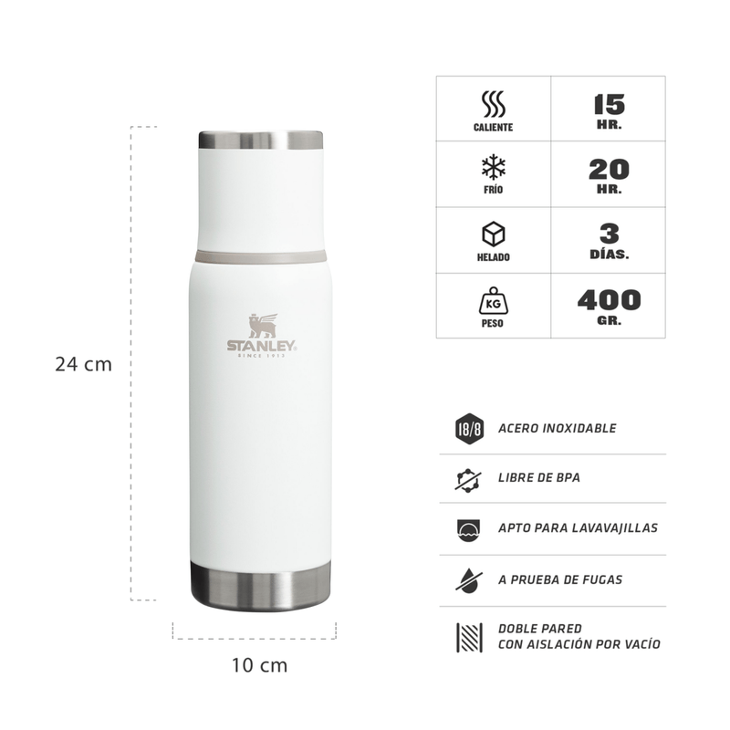 Thermos Stanley Adventure Vacuum Bottle Stainless Steel 1,3L Thermos Stanley Adventure Vacuum Bottle Stainless Steel 1,3L
