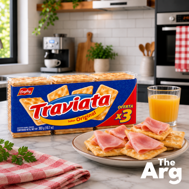 Traviata Classic Water Biscuits 300g / 10.6oz | Argentine Crackers