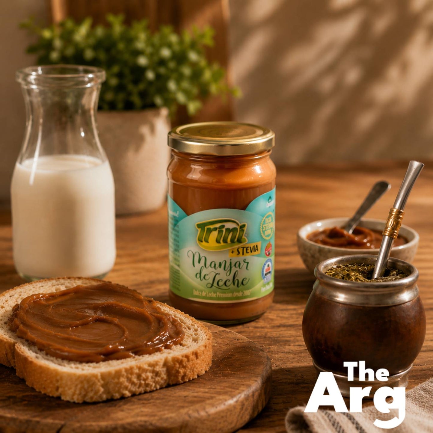 Trini Dulce de Leche with Stevia Gluten-Free 400g / 0.8lb | Argentine Dulce de Leche