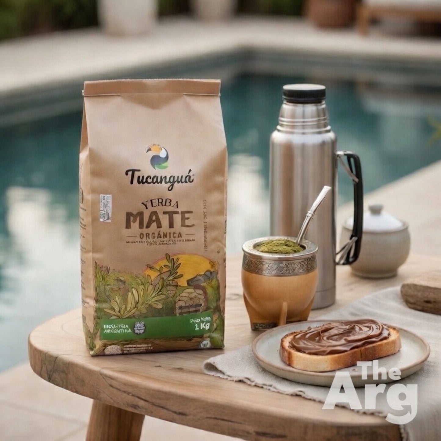 Tucanguá Organic Yerba Mate – 1 kg (2.2 lb) Premium Argentine Mate