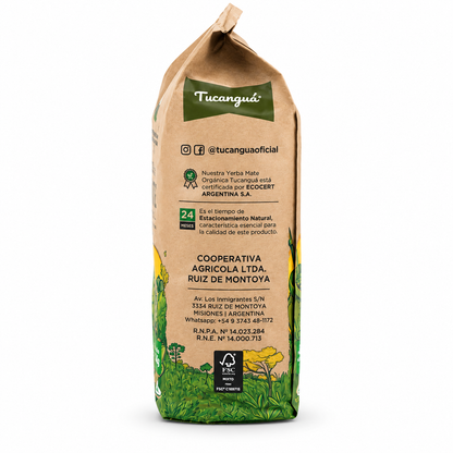 Tucanguá Organic Yerba Mate | 1 kg (2.2 lb) Premium Argentine Mate
