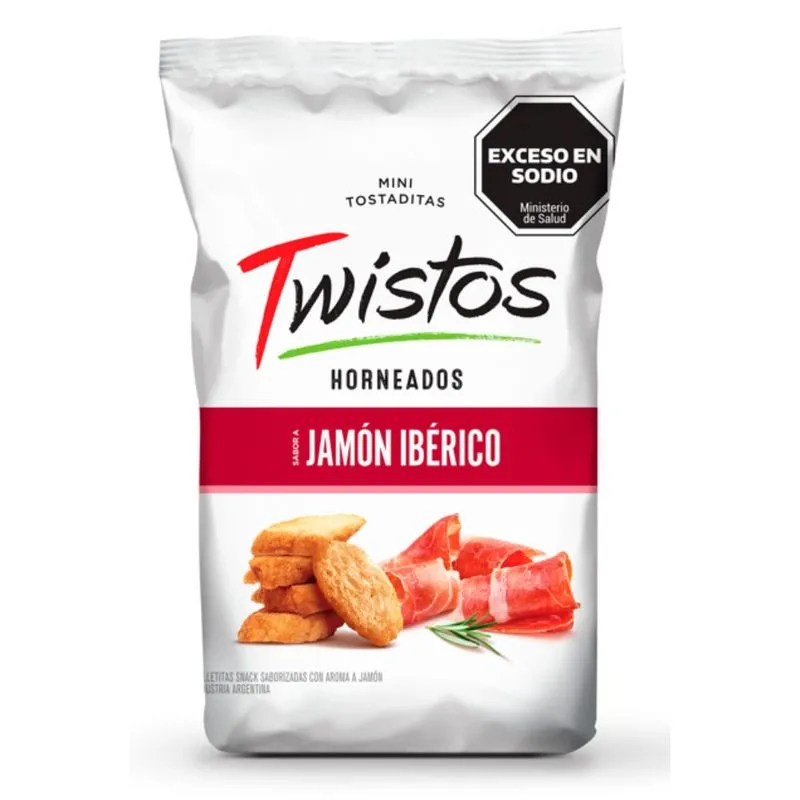 Twistos Iberian Ham Mini Toasted Snacks 155g/5.47oz