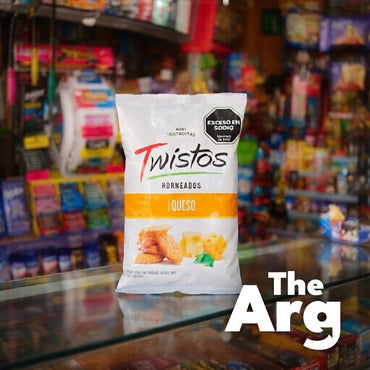Twistos Cheese Mini Toasted Snacks 155g – Argentine Baked Crunchy Wheat Snacks