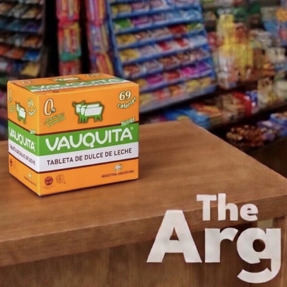 Vauquita Soft Dulce de Leche Bars Light 22g (Pack of 18) | Gluten-Free Argentine Candy